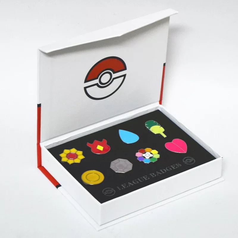 Набор значков Pokemon Gym из 8 шт.