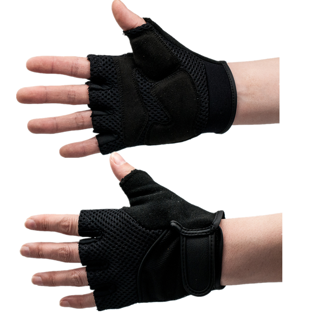 Дышащие велосипедные спортивные перчатки GLOVEMAN с 3D сеткой без пальцев