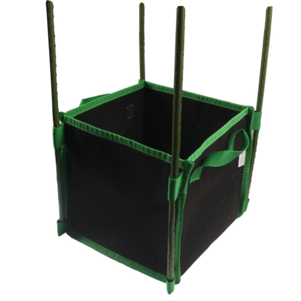 7.5 / 11 / 17 / 26 / 37 / 56L / Square fabric grow pots modular growing bags for plants and flowers