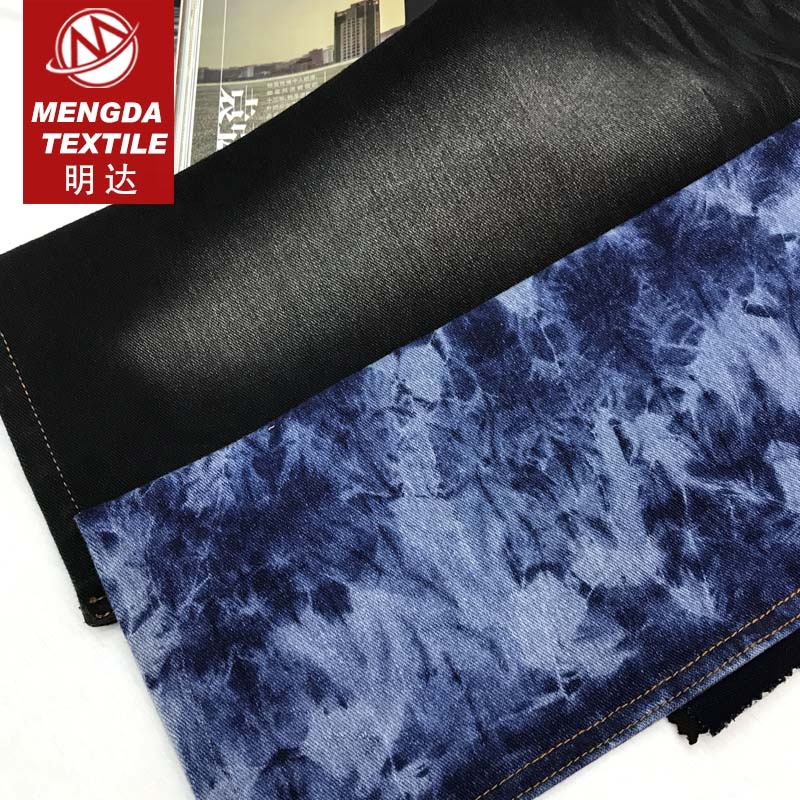 300g high spandex knitted twill denim stretch fabric stock lot