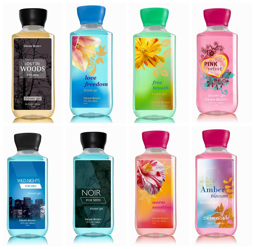 Отбеливающая жидкая Ванна и гель для душа Dearbody Brand 295 мл