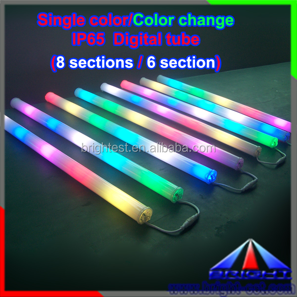 Высокое качество 6/8/16 pi-эксель dmx rgb светодиодная цифровая трубка