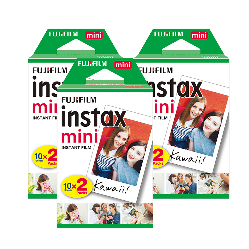 Размер кредитной карты fujifilm instax пленка мини-пленка белая рамка двойная упаковка мгновенная пленка