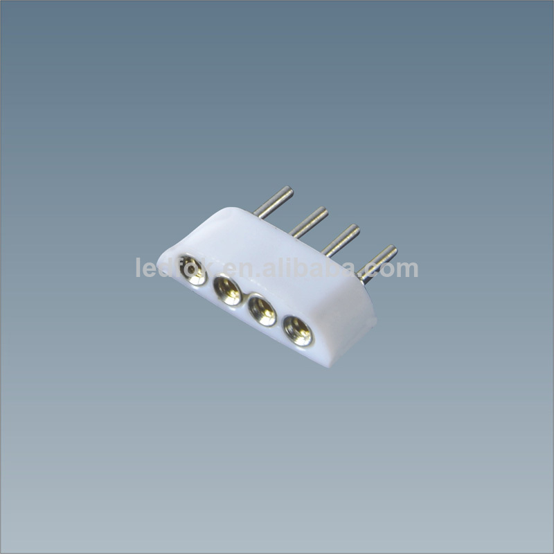 светодиодный rgb 5050 полосы кабельный разъем 10mm 4 пиновый заголовок привело аксессуары