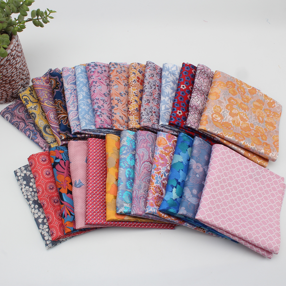Изготовленный на заказ Новый дизайн 100% Шелковый тканый Hanky мужской платок Карманный квадратный