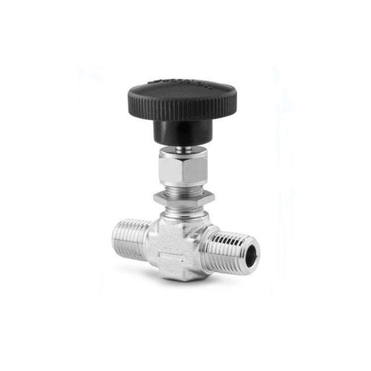 SS316 3000psi male Thread Two Ways Needle Valve