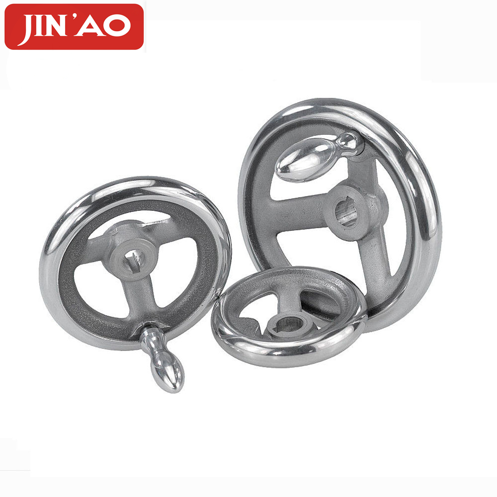 Cast iron handle wheels for machine tools