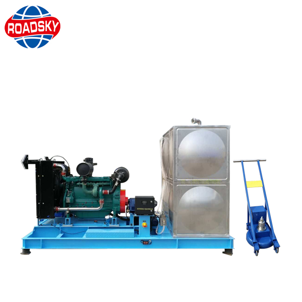 High Pressure Water Road Marking Paint Removal Machine