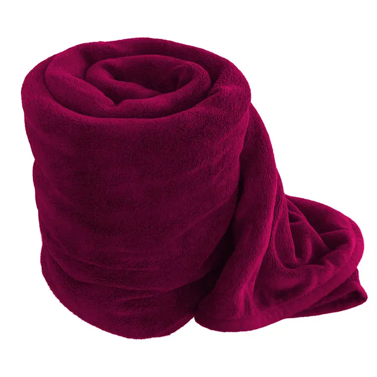 Super soft throw blanket thick bed blanket plush flannel fleece blanket