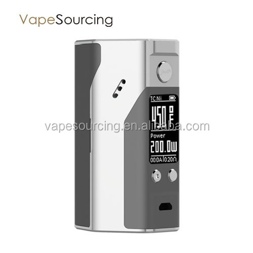 Предложение на складе оригинальный Wismec RX200S TC мод, Wismec Realeaux RX200S, Wismec RX 200S коробка мод поддержка Tripple 18650