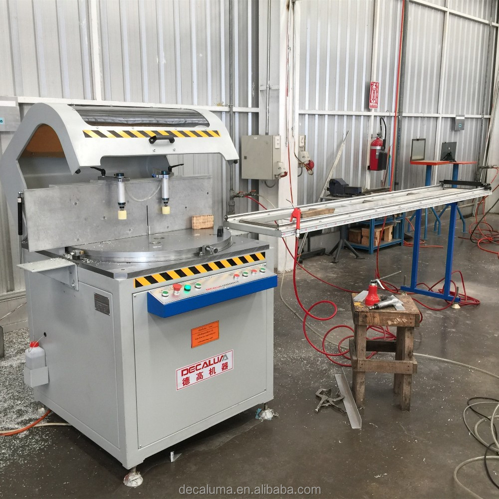 Small Size Aluminum Extrusion Single Any Angle Cutting Saw Machine