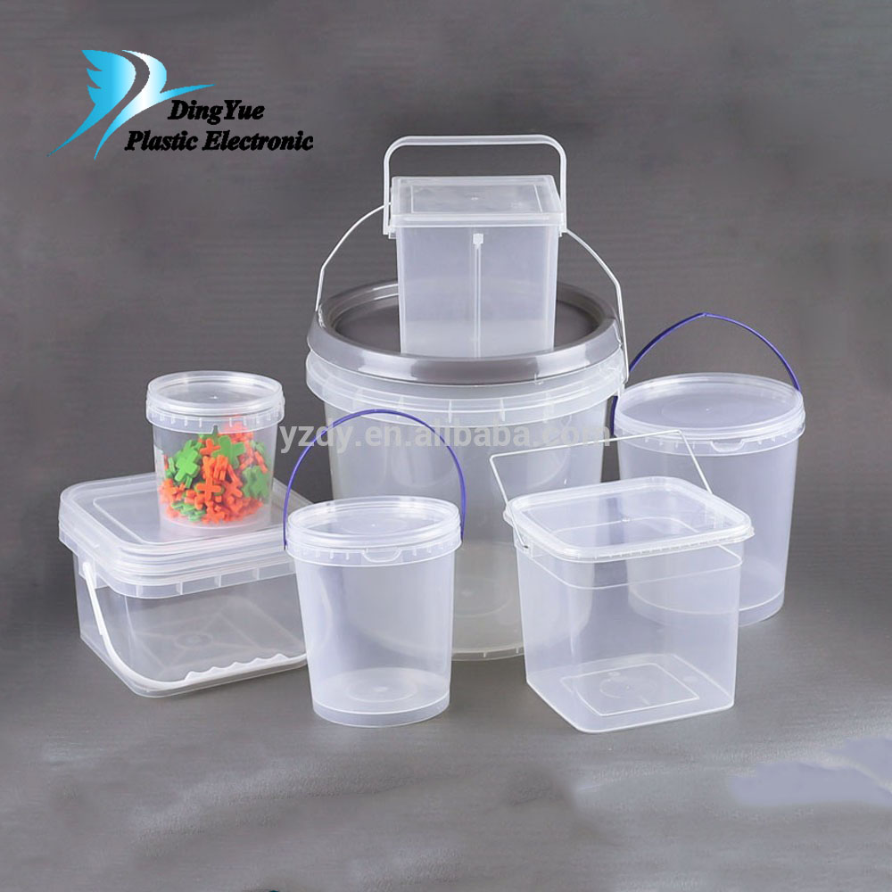 1 л ~ 8 л HDPE герметичные ведра, доступно несколько цветов