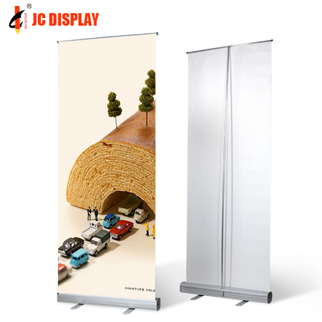 Mobile Portable Scrolling Roll Up Banner Display Stand
