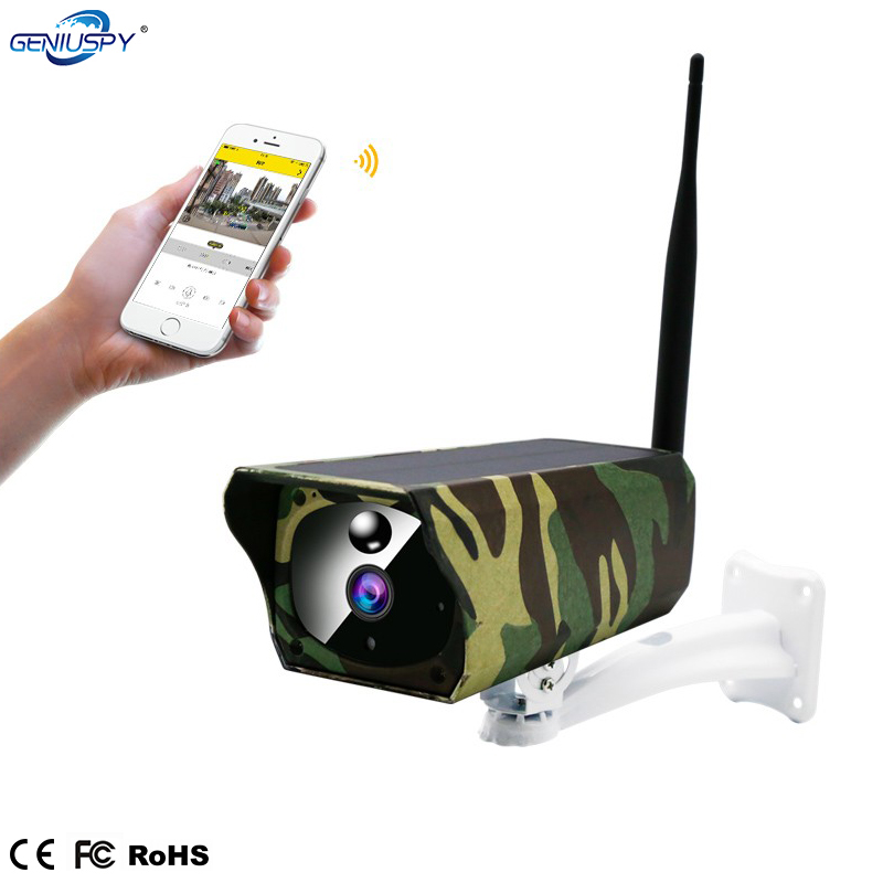 1080P на батарейках наружная Водонепроницаемая P2P Wifi Беспроводная ip-камера для охоты с ПИР солнечной панелью 2Way аудио TF карта Запись