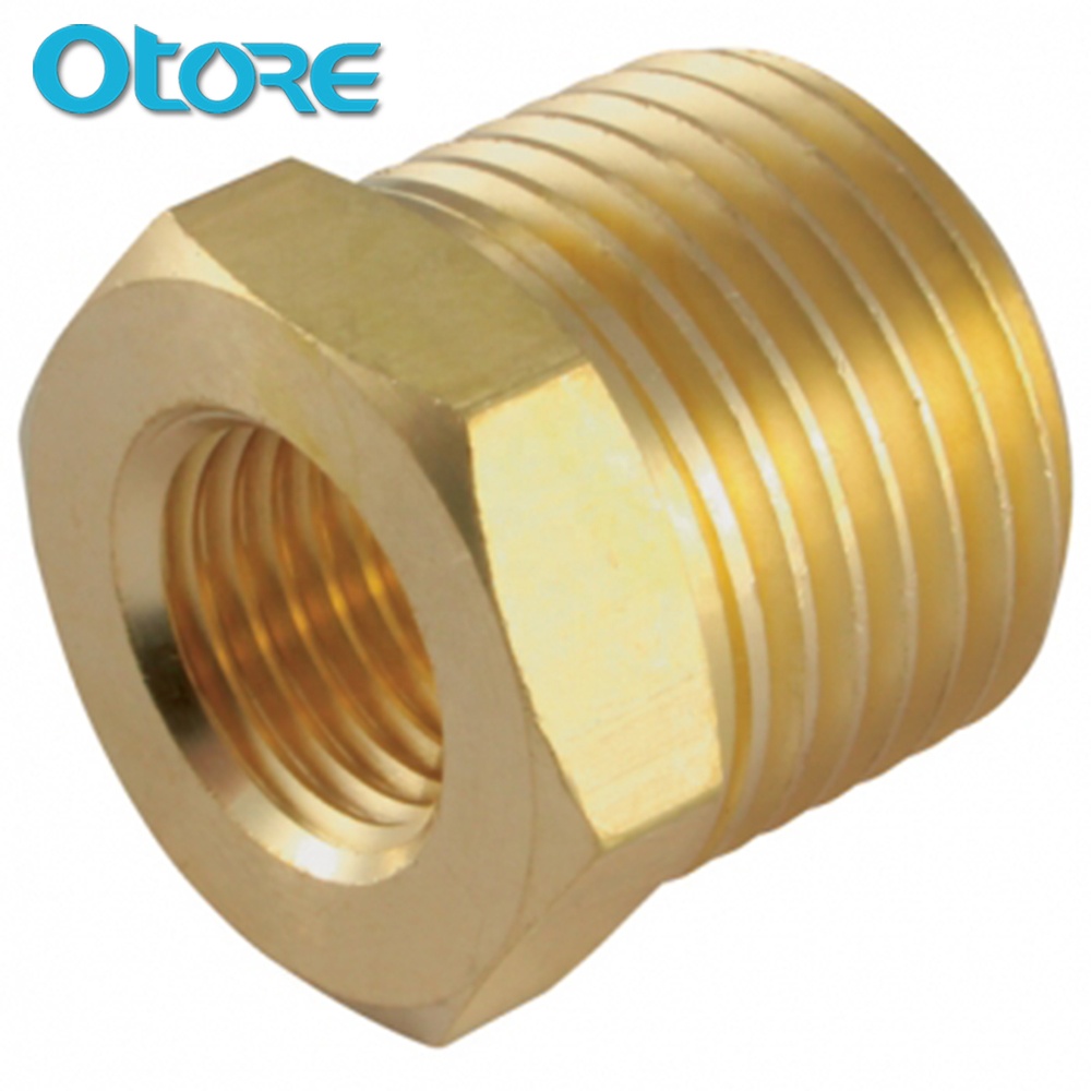 Otore 1/2 "X3/4" латунь/бронза Hex редуктор втулка фитинг с NPT нитки