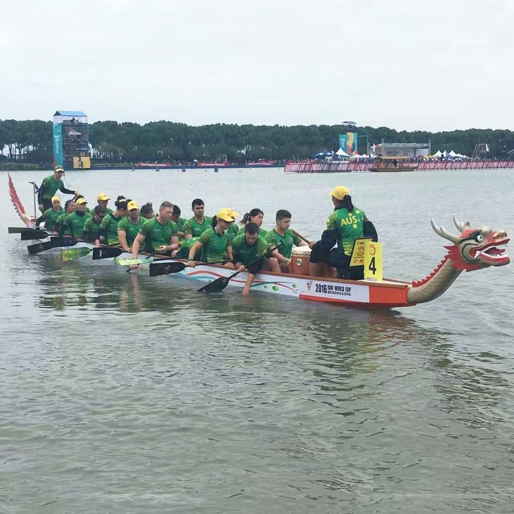 Лодка Dragon (лодка 5/12/22paddler, стекловолокно, хорошее качество, IDBF,CDBF, лодка Dragon)