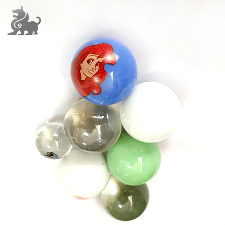 Small toy glass marbles for sale custom printed