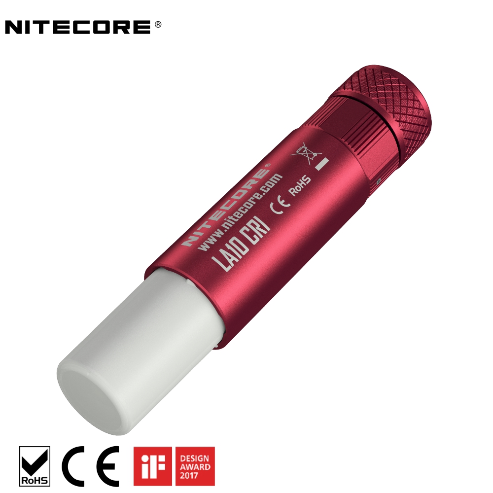 NITECORE LA10 CRI AA батареи мини EDC помада светодиодный фонарь для кемпинга с магнитом