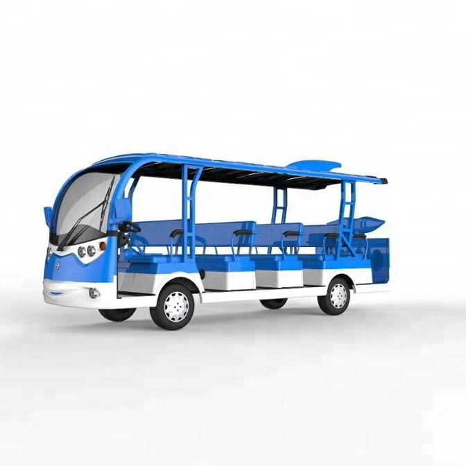 LVTONG 14 мест электрический автобус с дельфином дизайн для транспортные услуги