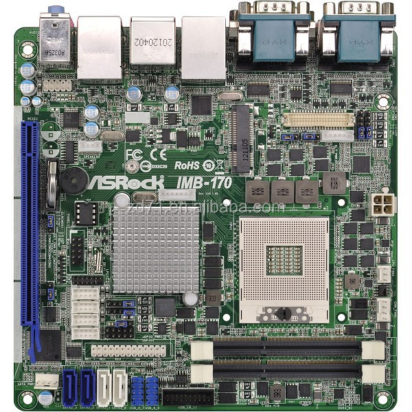 IMB-170 Промышленная материнская плата мини-itx USB3.0 100% тестирование работы IMB-170