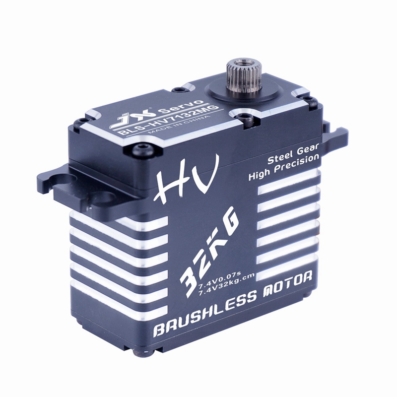 JX Servo BLS-HV7132MG 32 кг HV стальная шестерня, полностью CNC, алюминиевая конструкция, цифровой бесщеточный Стандартный робот