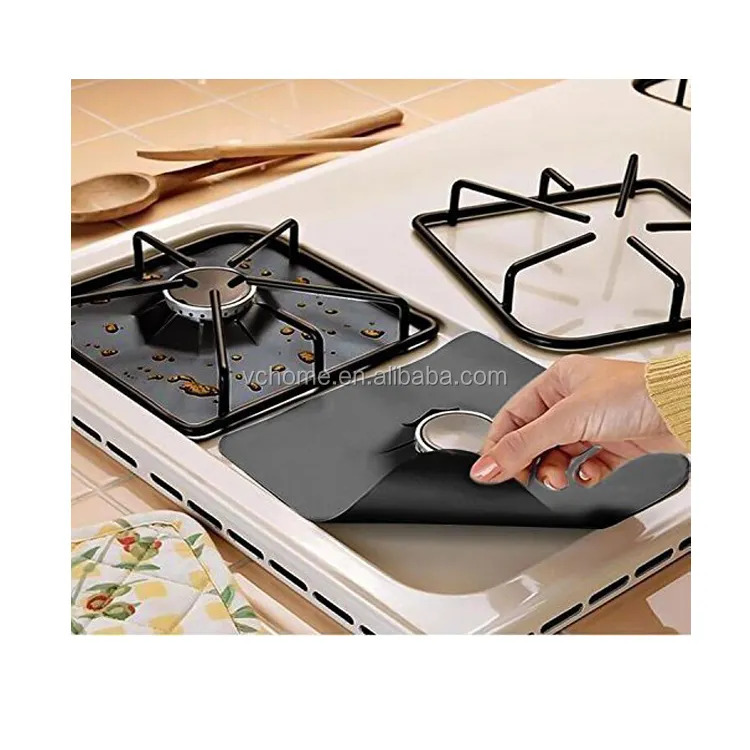 2022 hot seller selling 0.2mm thick black foil gas stove top protector