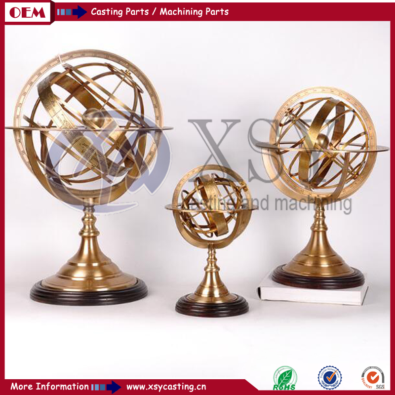 quality customized brass home decorations globe