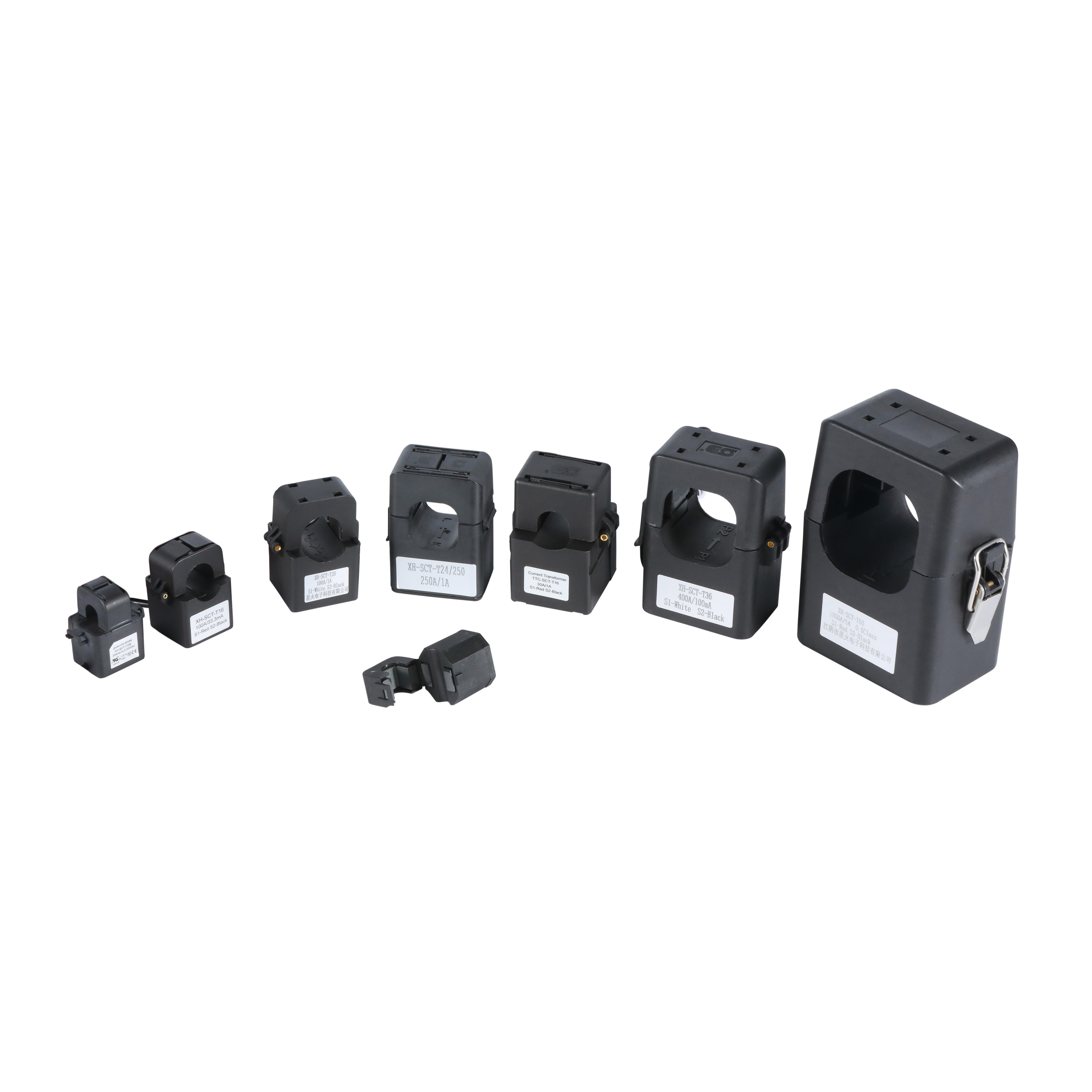5-1500A sct-t10 t16 t24 t36 t50 t70 10-70 мм ПКТЗ серии Сплит Core Трансформаторы тока с мА/0,33 v/1a/5a выход