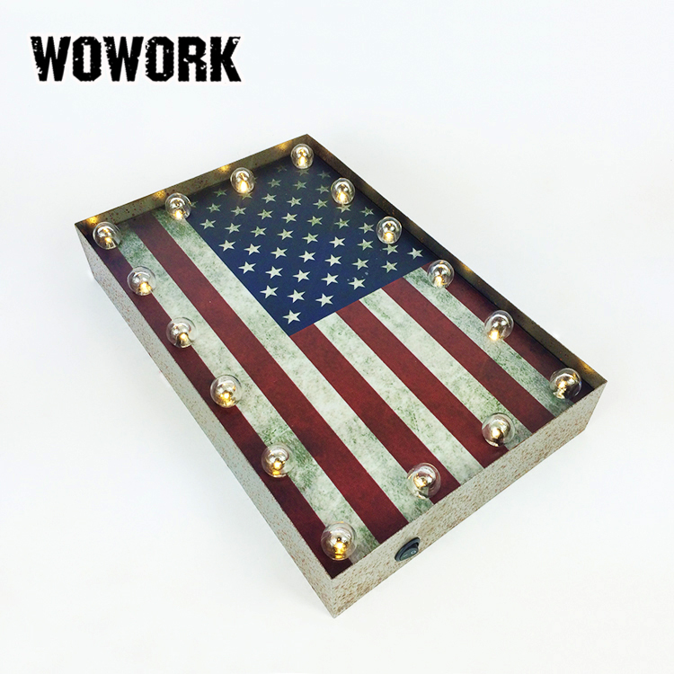 Wowork 12 дюймов подсветкой шатер буквы освещение прямоугольник доске для украшения в спальню