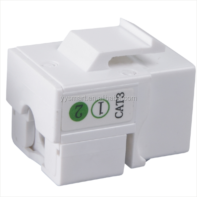 Cat3 keystone jack, 6P4C 110 IDC телефонный разъем keystone jack
