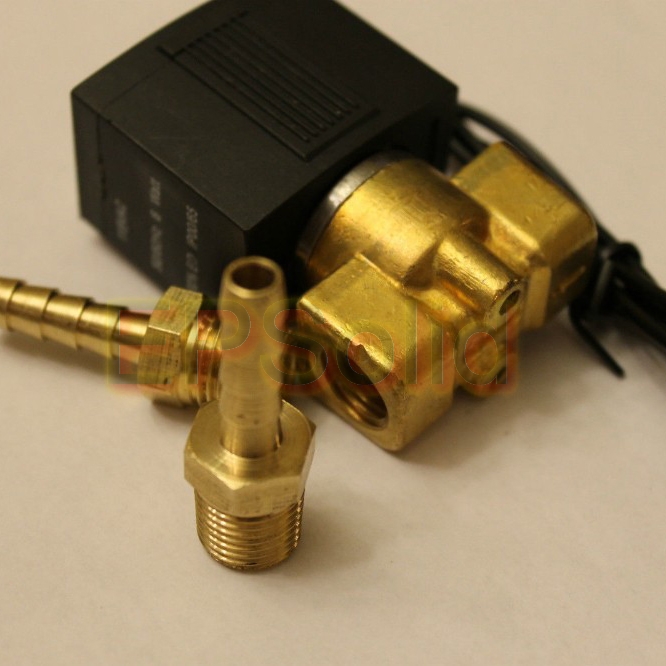 AC220V 1/4 "Электрический электромагнитный клапан Воздух Вода клапан VX2120-08 2 Way позиция NC с латунь покрытая никелем