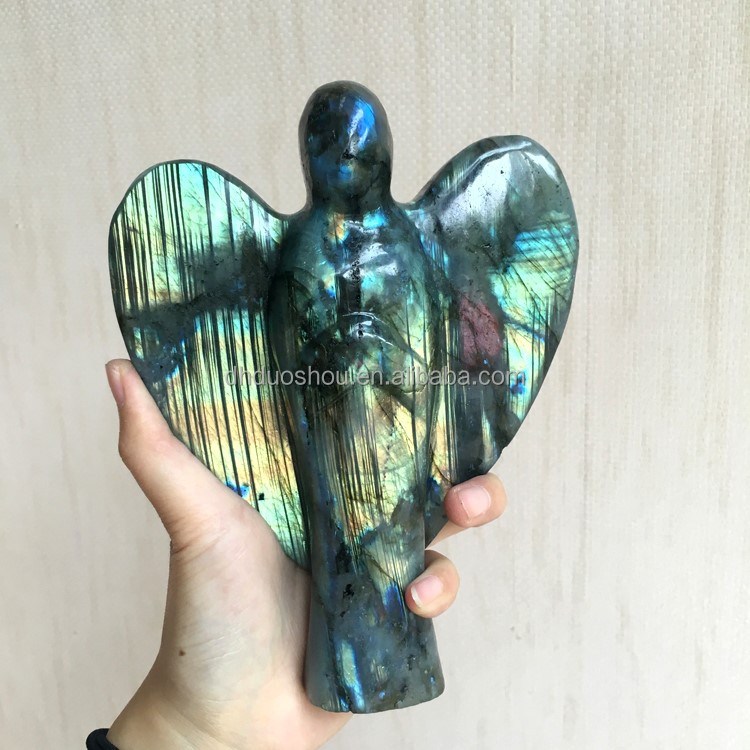 Фигурка Ангела из натурального Лабрадорита, 18 см