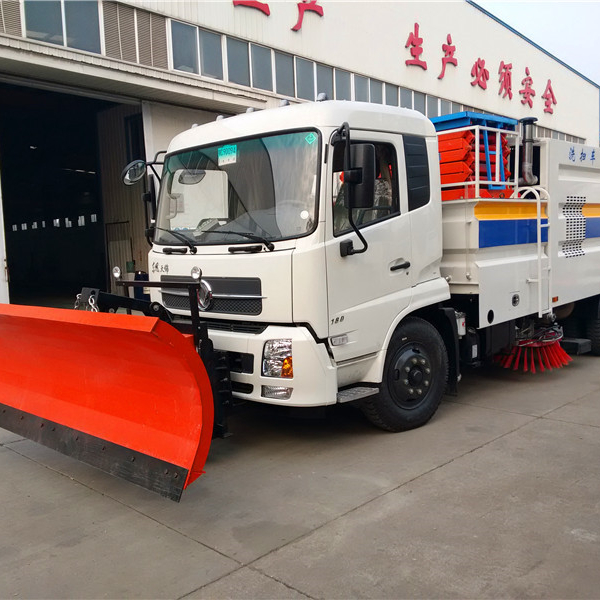 Многофункциональный автомобиль dongfeng 4x2 уличный грузовик для уборки снега