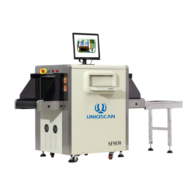 Небольшой рентгеновский сканер UNIQSCAN SF5030 для отслеживания багажа в аэропорту, рентгеновский сканер багажа