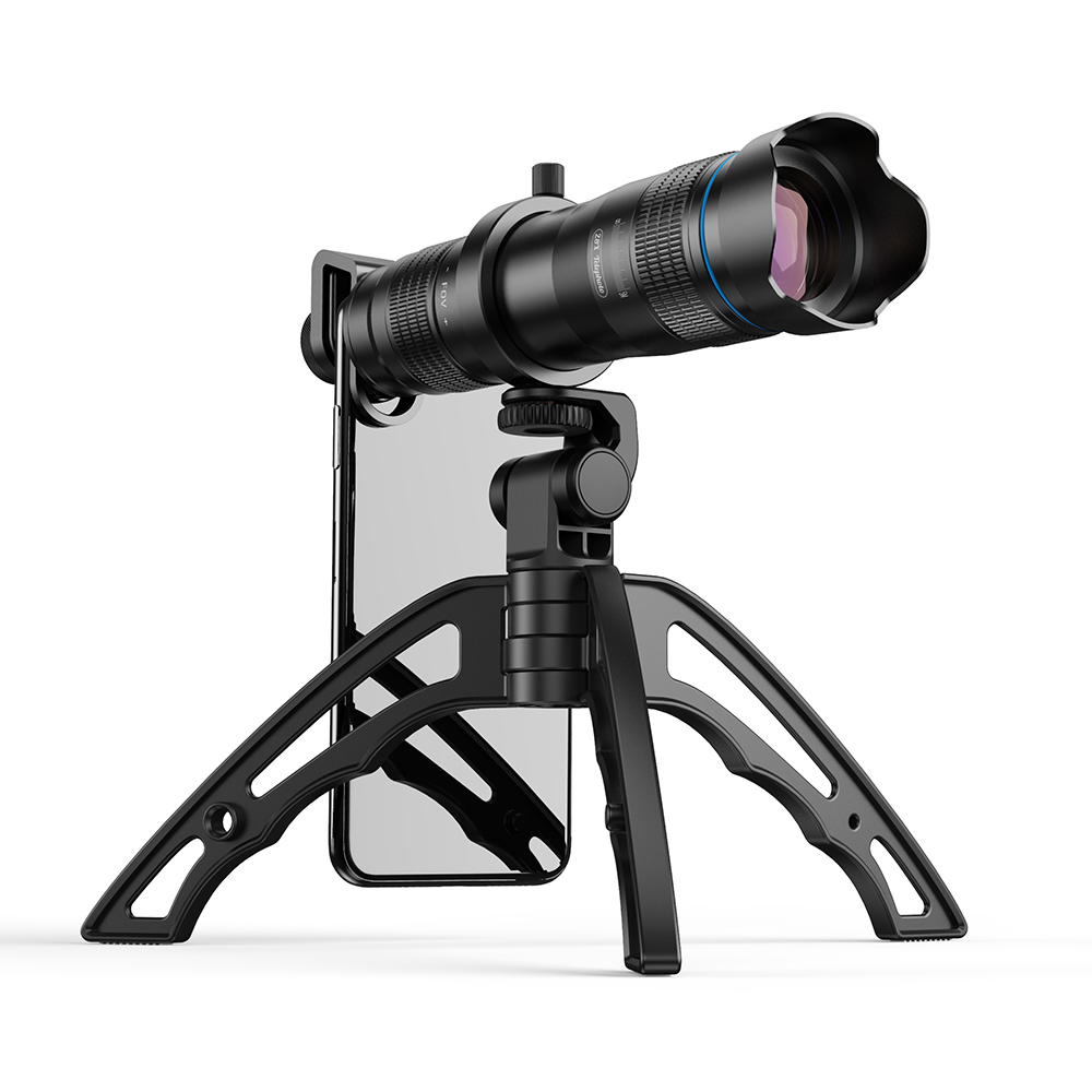 Apexel hd metal 28x zoom telephoto lens monocular telescope for phone