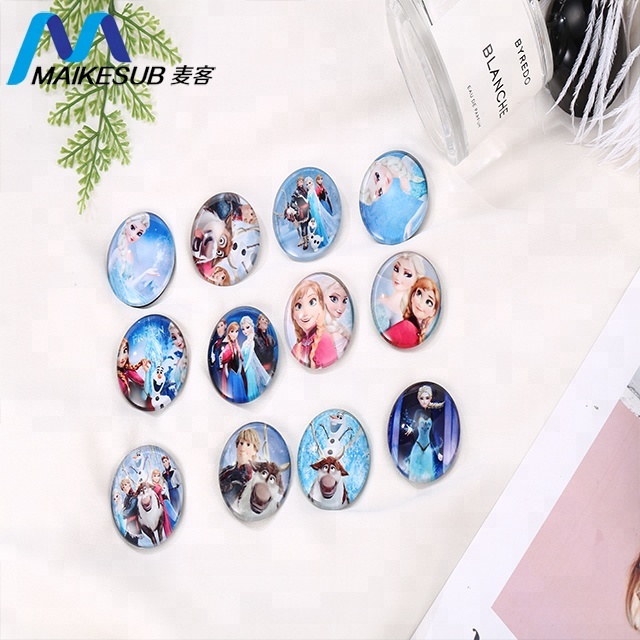 Maieksub Sublimation glass blank Glass Fridge Magnet Cafe Terrace Magnetic Thermal powerful and whiteboard sticker