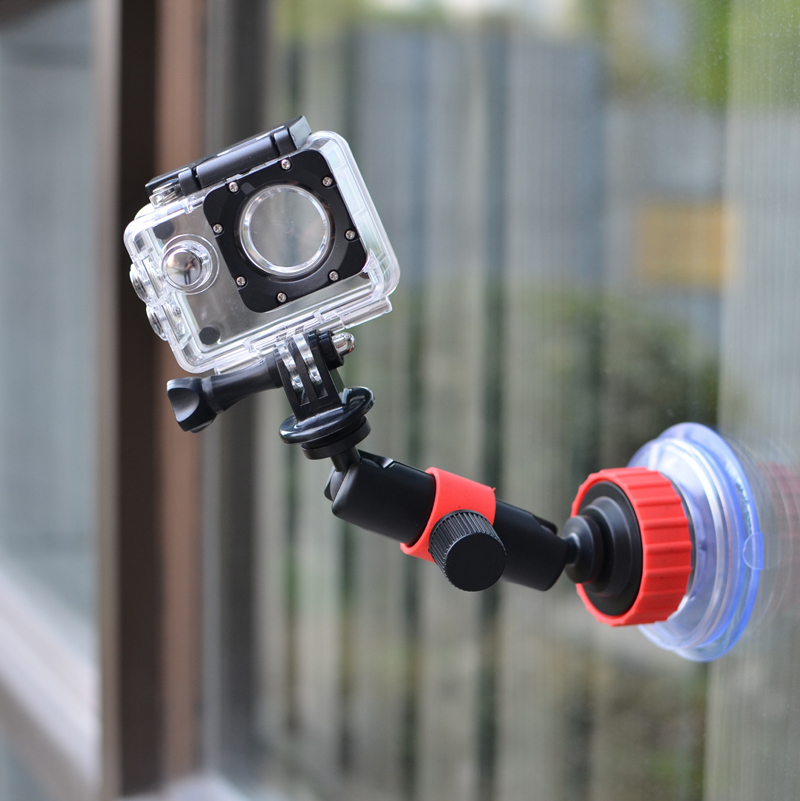Лобовое стекло автомобиля присоске винт держатель штатива для xiaomi yi Go pro Hero6 5 4 3 +