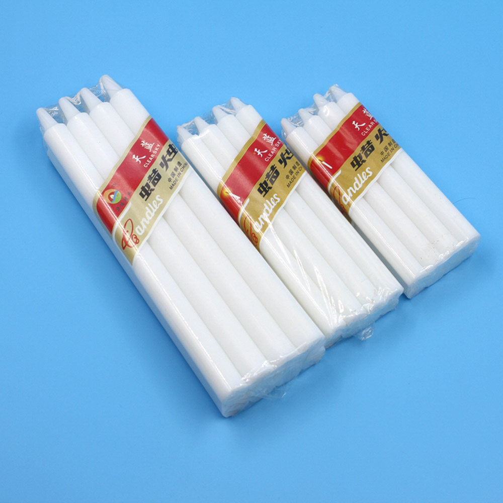 11g 45g Church Candle Wax white Stick Bougies long burning Pillar Stick Paraffin Wax Household Candle Wholesale