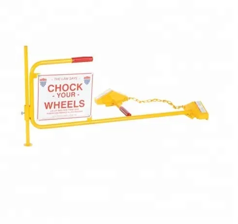 Railway Wheel Chock and Flag WCA002