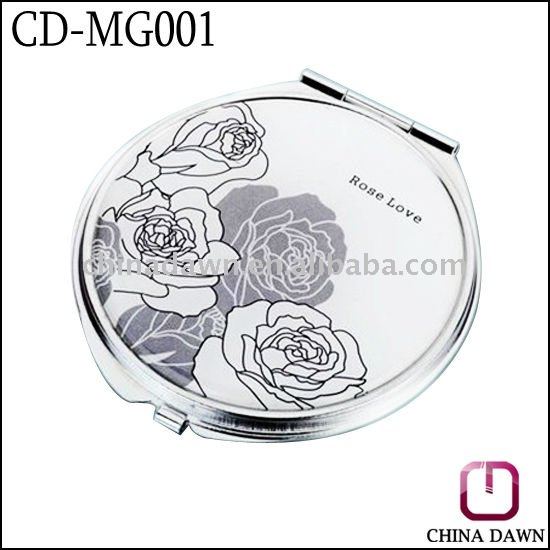 Рекламные круглый подарок зеркальце с заказной печати логотипа CD-MG001