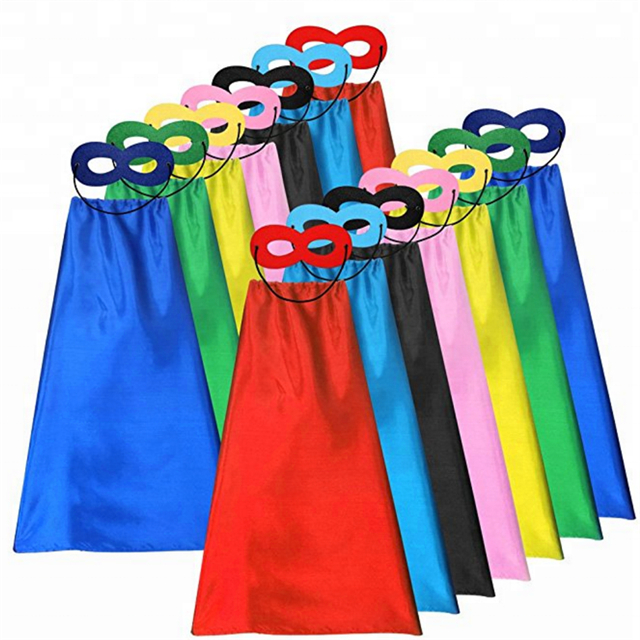 Wholesale cartoon dress up satin super cape
