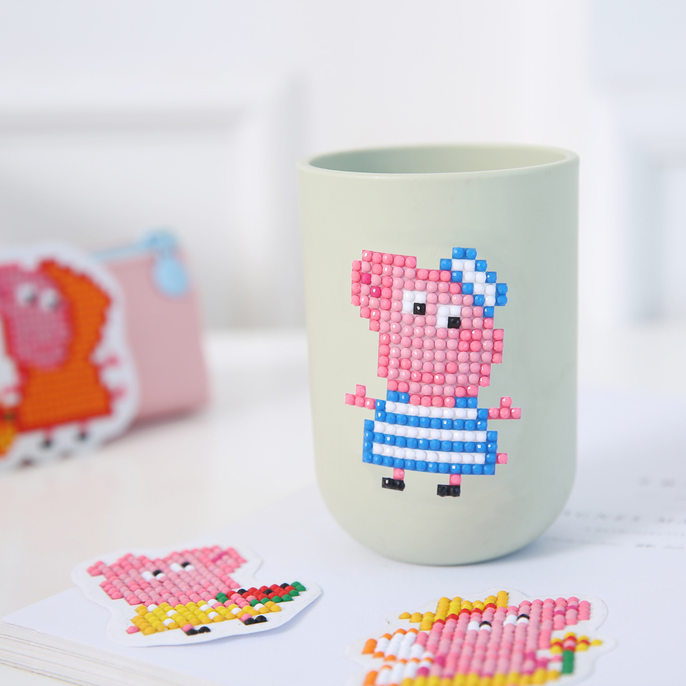 Мультфильм шаблон Мини Алмазная мозаика DIY стикер алмазная живопись клей для Декор телефона