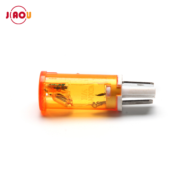 JIAOU MDX-14 Dome 12,5 мм Индикатор сигнальной лампы 12 В 24 В 220 В пластиковая световая лампа