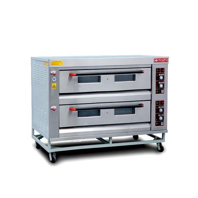 2 слоя 4 кастрюли Промышленные Газовые Oven_Gas выпечки equipment_Catering духовка для выпекания