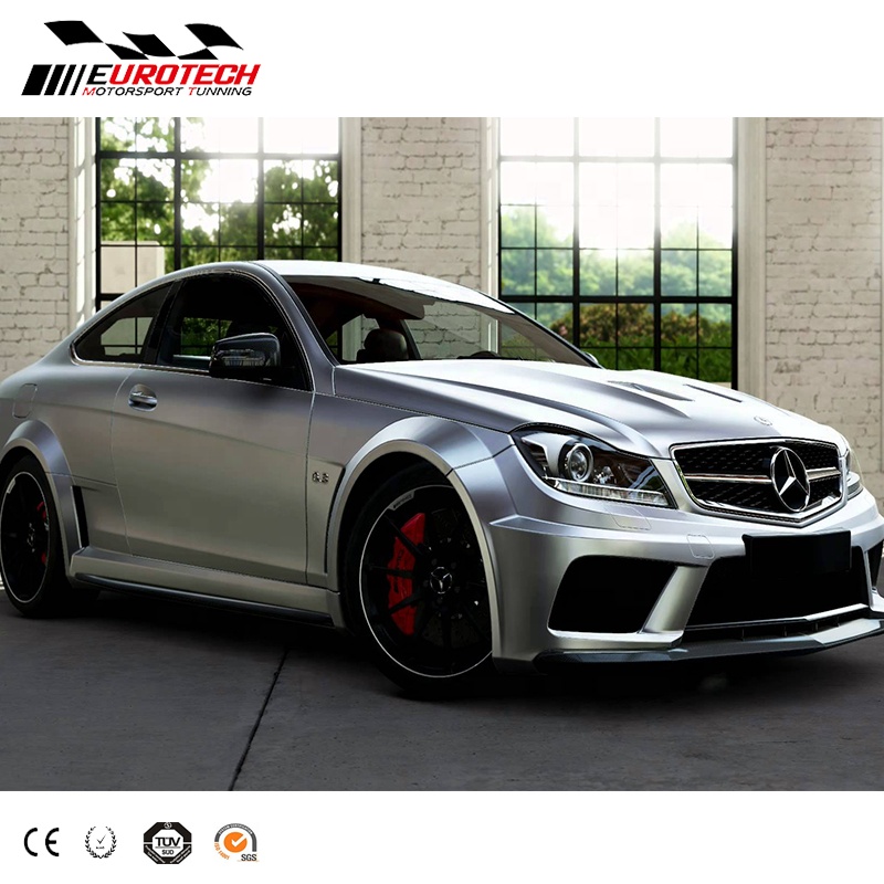 Высшее качество в Китае, черная серия C63 vath, стильный комплект для корпуса w204 c-class merceds bens 2 двери/4 двери 2012-2015