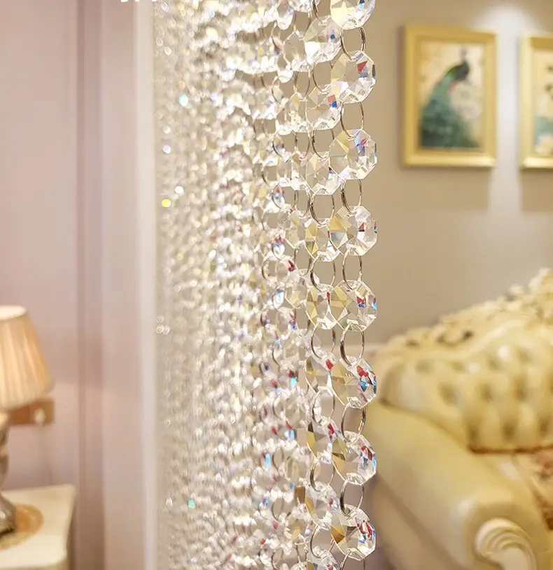 Christmas Decoration Crystal Beads Garland For Christmas Tree Stand