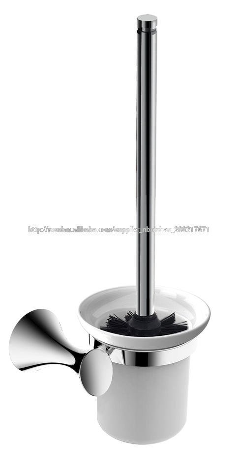 Nes design,wall mount,bathroom accessories zinc alloy toilet brush holder/chrome plated
