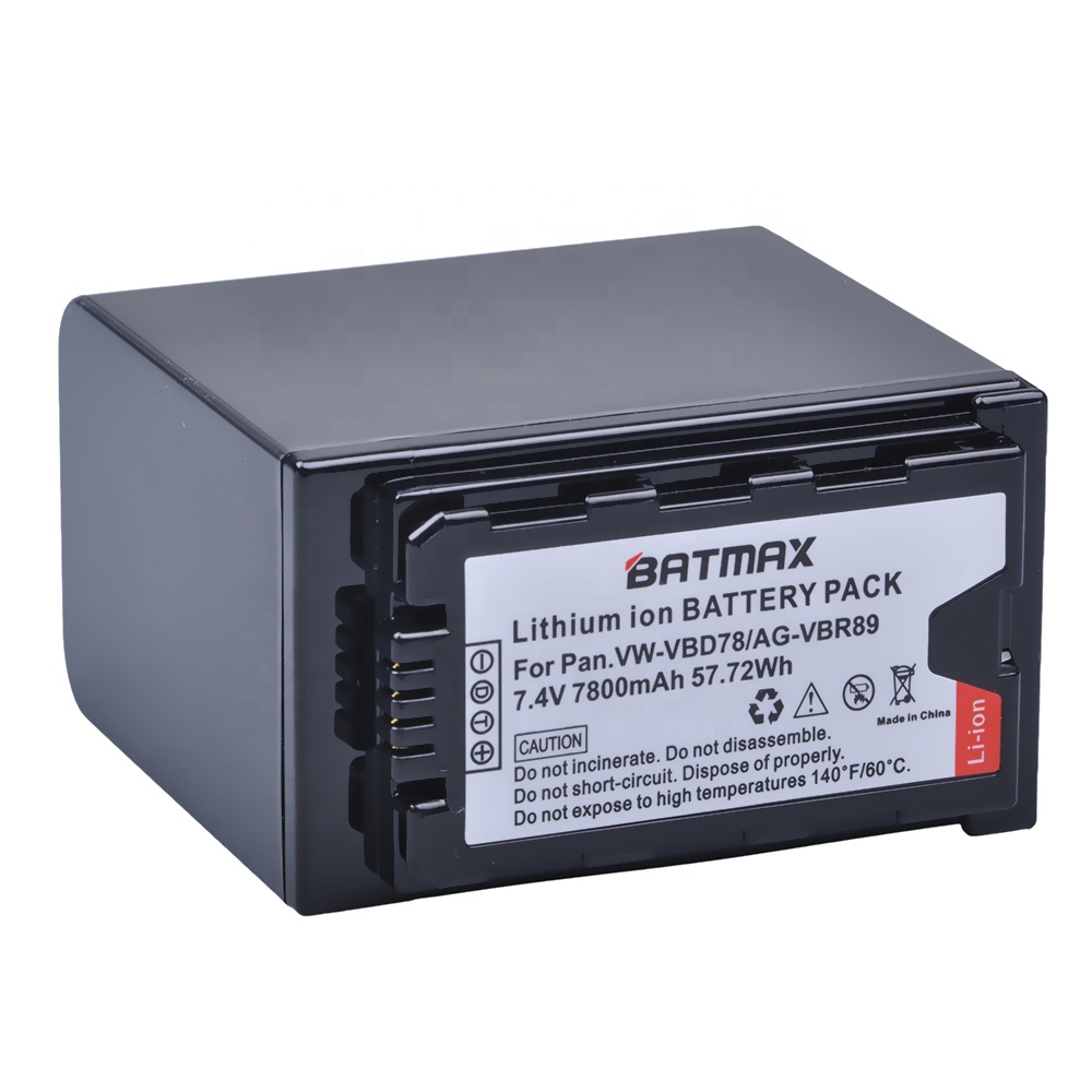 7,4 V 7800 мА/ч, VW-VBD78 VBD78 батарея для цифрового фотоаппарата Panasonic VW-VBD58 VBD29 VBD58 VBR89 батареи AJ-HPX260MC,HPX265MC,PX270,PX298,AG-FC100