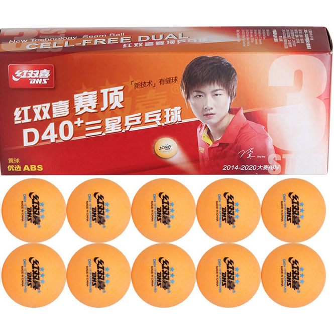 Одобренные DHS ITTF мячи для настольного тенниса D40 + 3 звезды мячи для пинг-понга