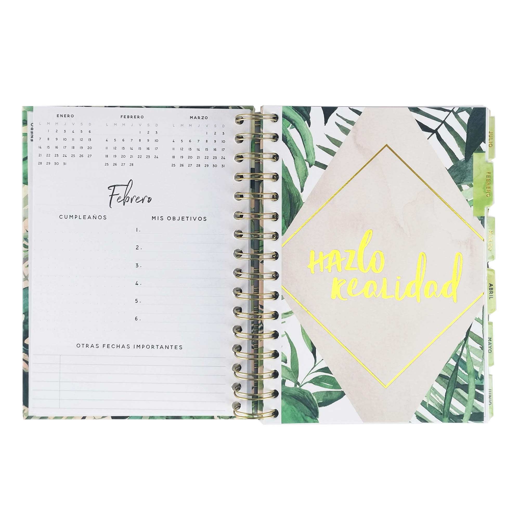 Factory Academic Year Day Planner Monthly Weekly Calendar Inspirational Dated Agenda Custom Spiral Planner